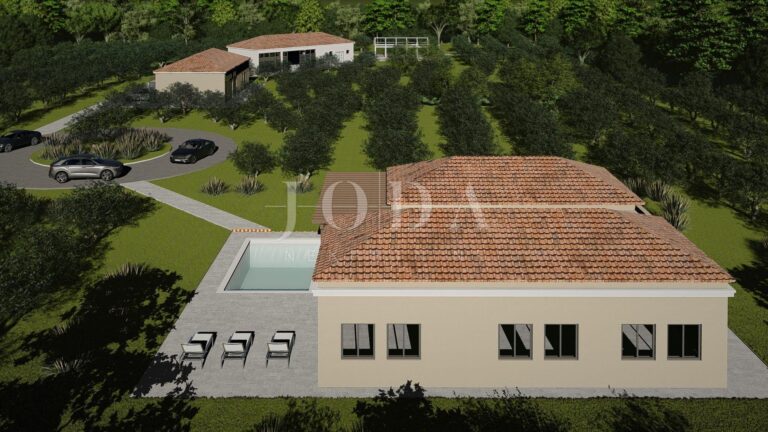Prekrasno imanje 14.050m2 sa novoizgrađenom prizemnicom i dozvolom za još jednu kuću